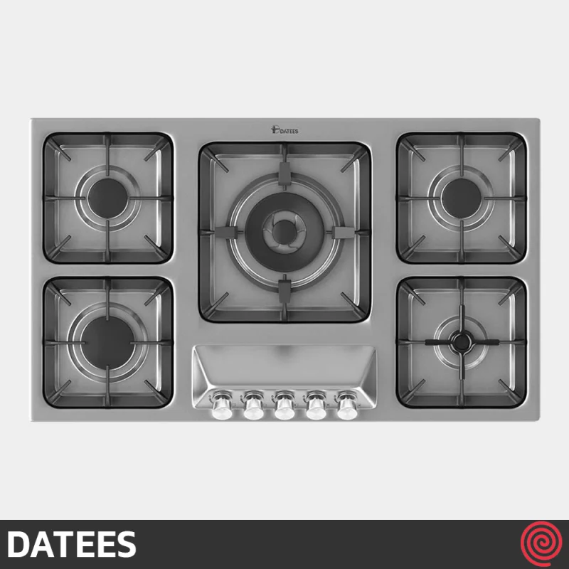 اجاق گاز صفحه ای 5 شعله داتیس مدل DATEES DS-518 | بدنه استیل