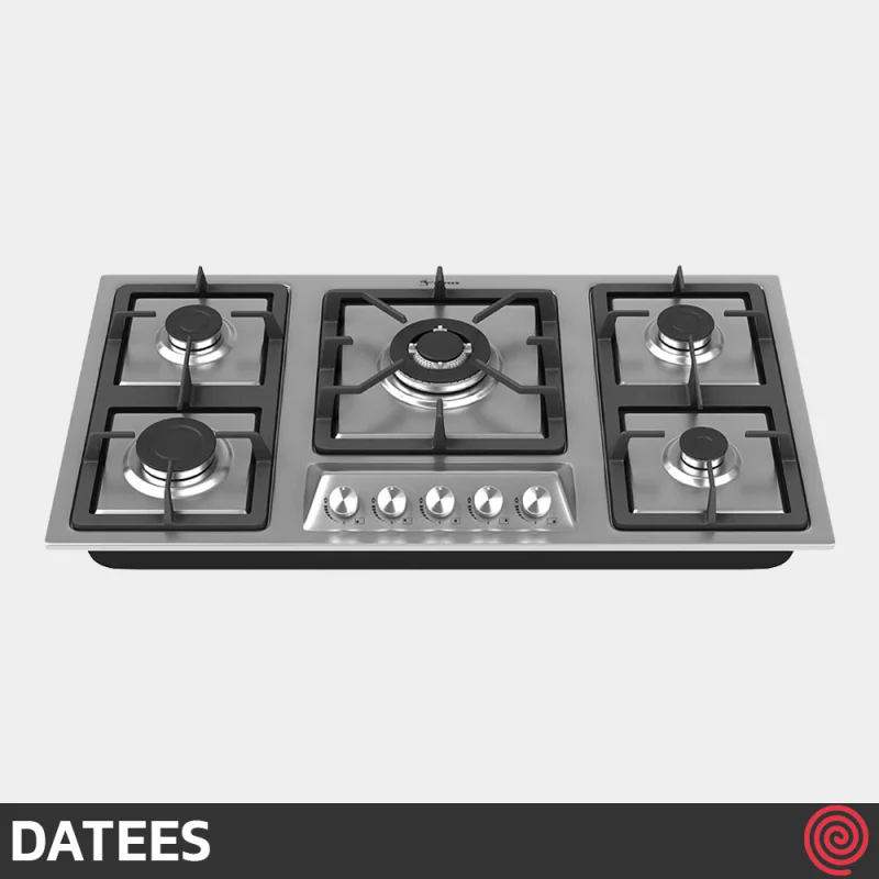 اجاق گاز صفحه ای 5 شعله داتیس مدل DATEES DS-514 | بدنه استیل
