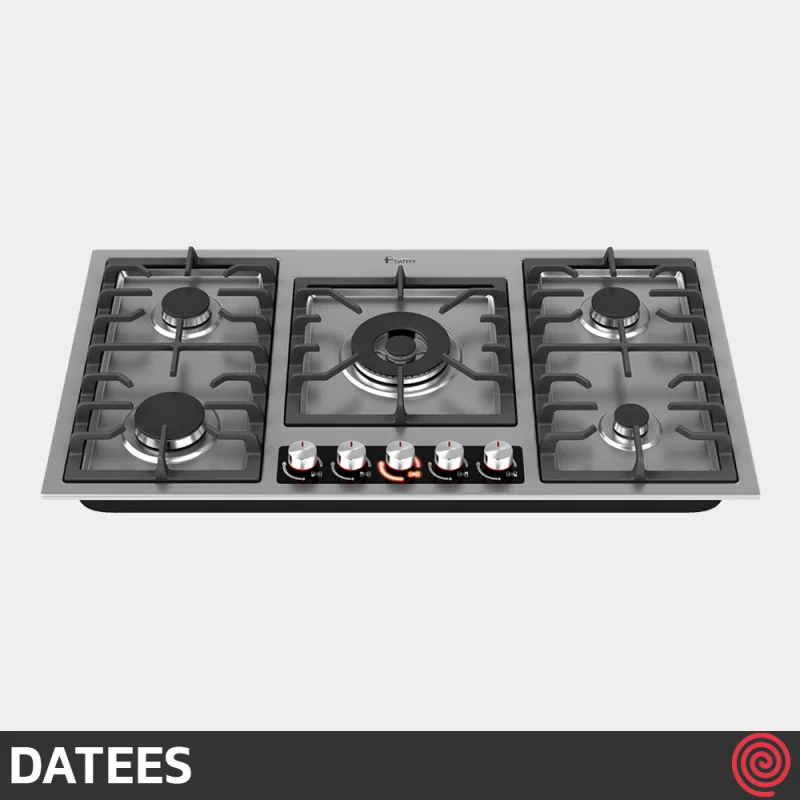 اجاق گاز صفحه ای 5 شعله داتیس مدل DATEES DS-533 | بدنه استیل
