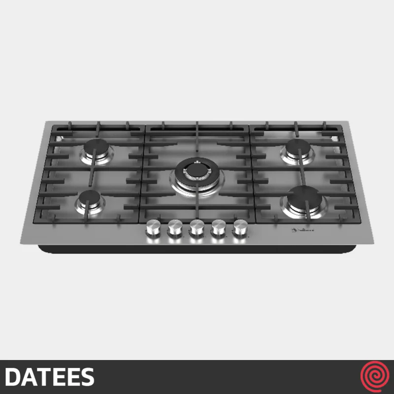 اجاق گاز صفحه ای 5 شعله داتیس مدل DATEES DS-524 | بدنه استیل