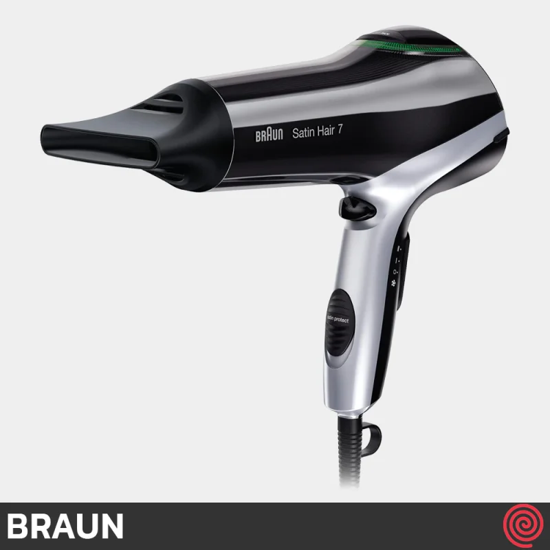 سشوار حرفه ای براون مدل Braun BRHD710E | سری 7 Satin Hair