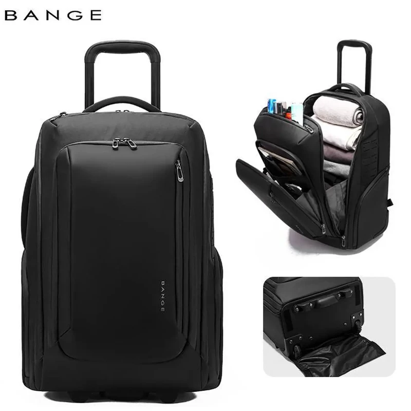کوله پشتی مسافرتی چرخ دار 50 لیتری بنج مدل BANGE BG-8079
