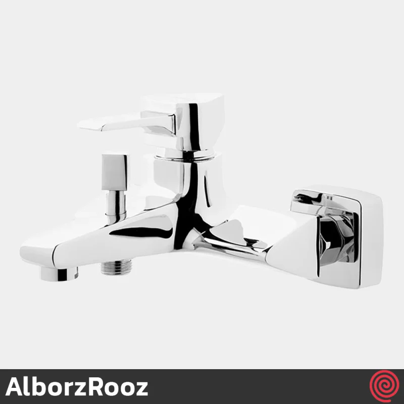شیر حمام البرز روز مدل رویا AlborzRooz Roya | رنگ کروم