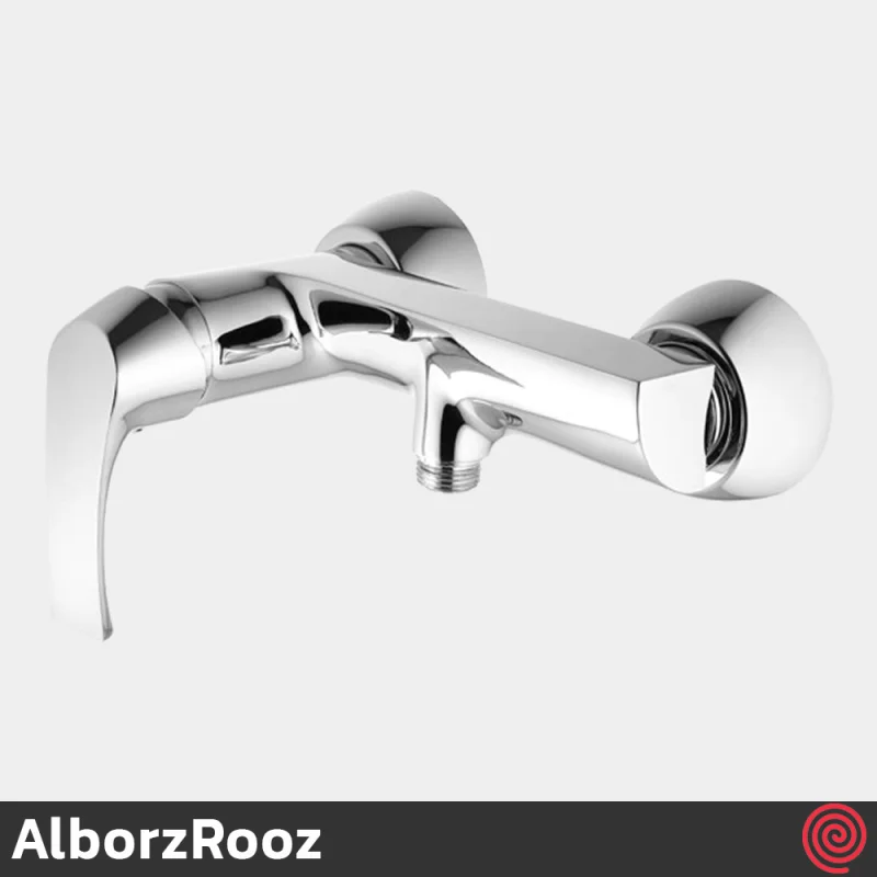 شیر توالت البرز روز مدل یونیک AlborzRooz Unique | رنگ کروم