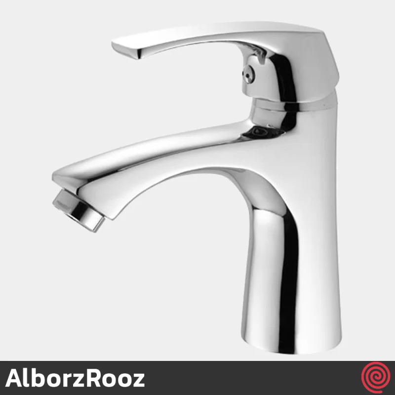 شیر روشویی البرز روز مدل یونیک AlborzRooz Unique | رنگ کروم