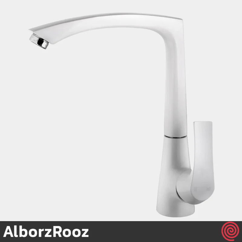 شیر ظرفشویی البرز روز مدل یونیک AlborzRooz Unique | رنگ سفید