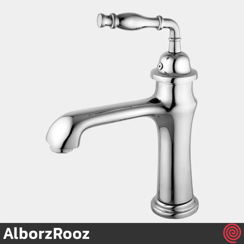 شیر روشویی البرز روز مدل پرستیژ AlborzRooz Prestige | رنگ کروم