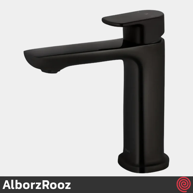 شیر روشویی البرز روز مدل ویزارد AlborzRooz Wizard | رنگ تیتانیومی مات
