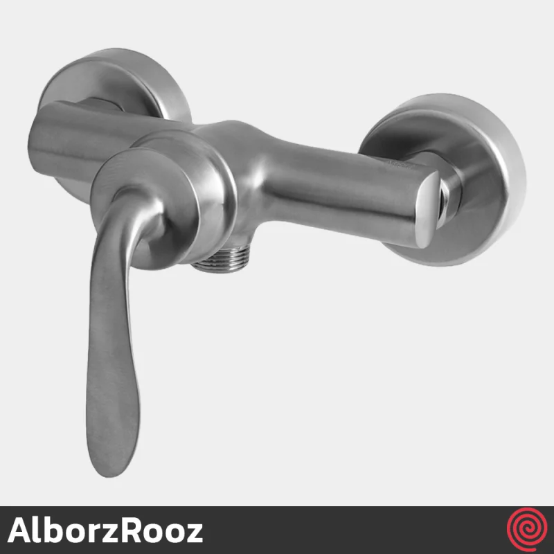 شیر توالت البرز روز مدل پروشات AlborzRooz Proshot | رنگ کروم مات