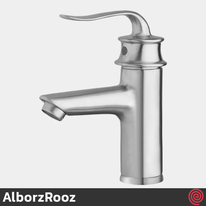شیر روشویی البرز روز مدل پروشات AlborzRooz Proshot | رنگ کروم مات