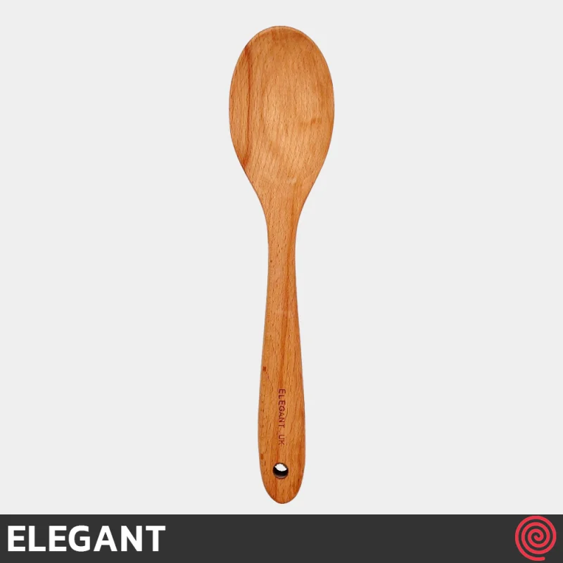 قاشق پخت و پز چوبی 25 سانتی الگانت مدل ELEGANT 150 | تمام چوبی با روکش ضد آب