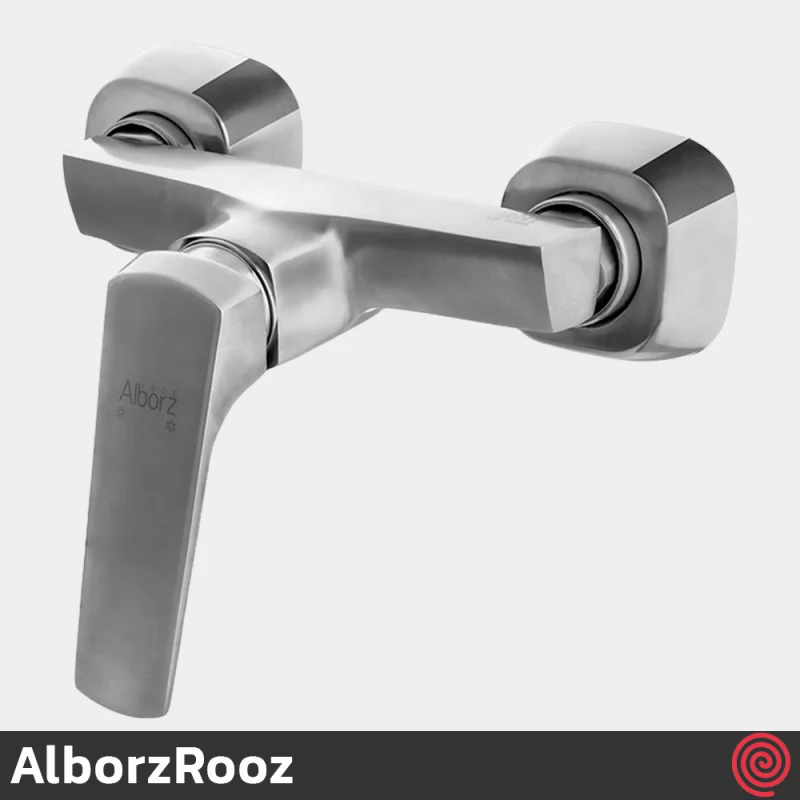 شیر توالت البرز روز مدل آلپاین AlborzRooz Alpine | رنگ کروم مات