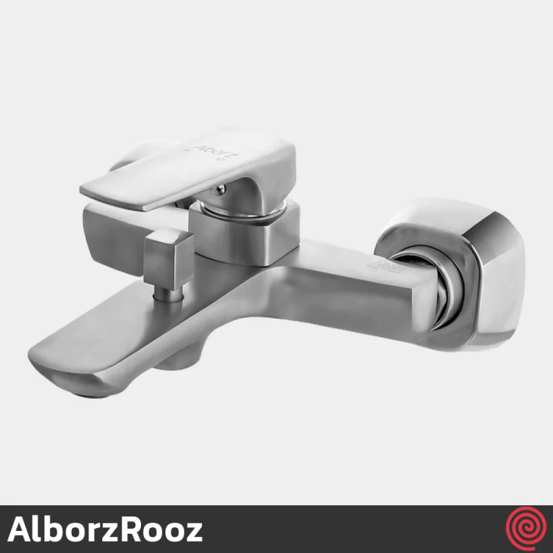 شیر حمام البرز روز مدل آلپاین AlborzRooz Alpine | رنگ کروم مات