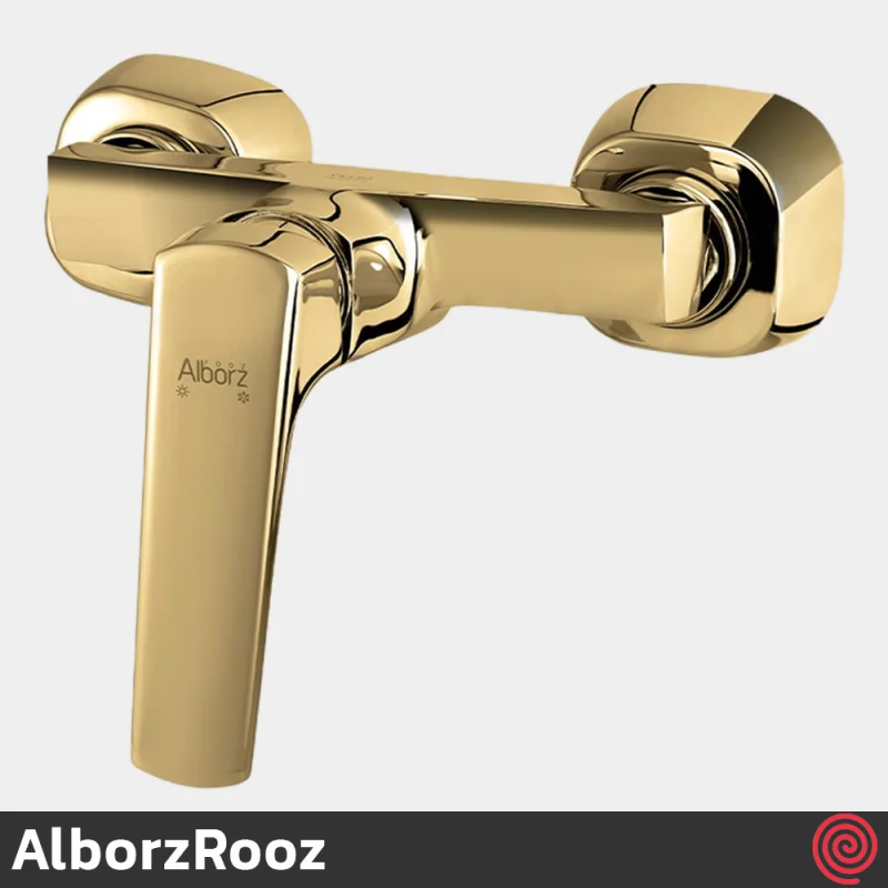شیر توالت البرز روز مدل آلپاین AlborzRooz Alpine | رنگ طلایی براق