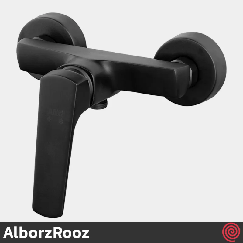 شیر توالت البرز روز مدل آلپاین AlborzRooz Alpine | رنگ مشکی