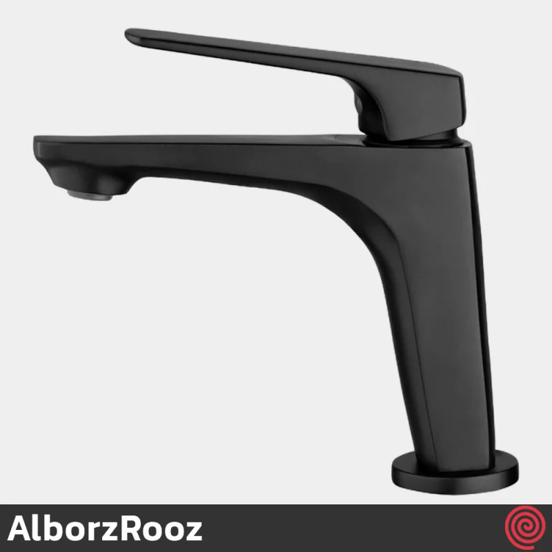 شیر روشویی البرز روز مدل آلپاین AlborzRooz Alpine | رنگ مشکی