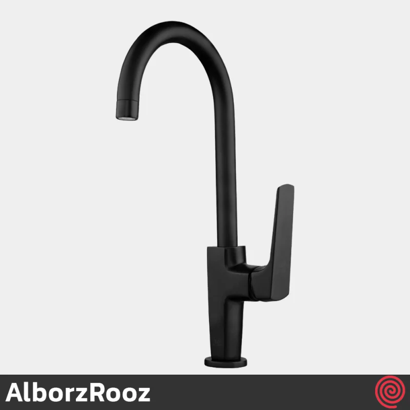 شیر ظرفشویی البرز روز مدل آلپاین AlborzRooz Alpine | رنگ مشکی