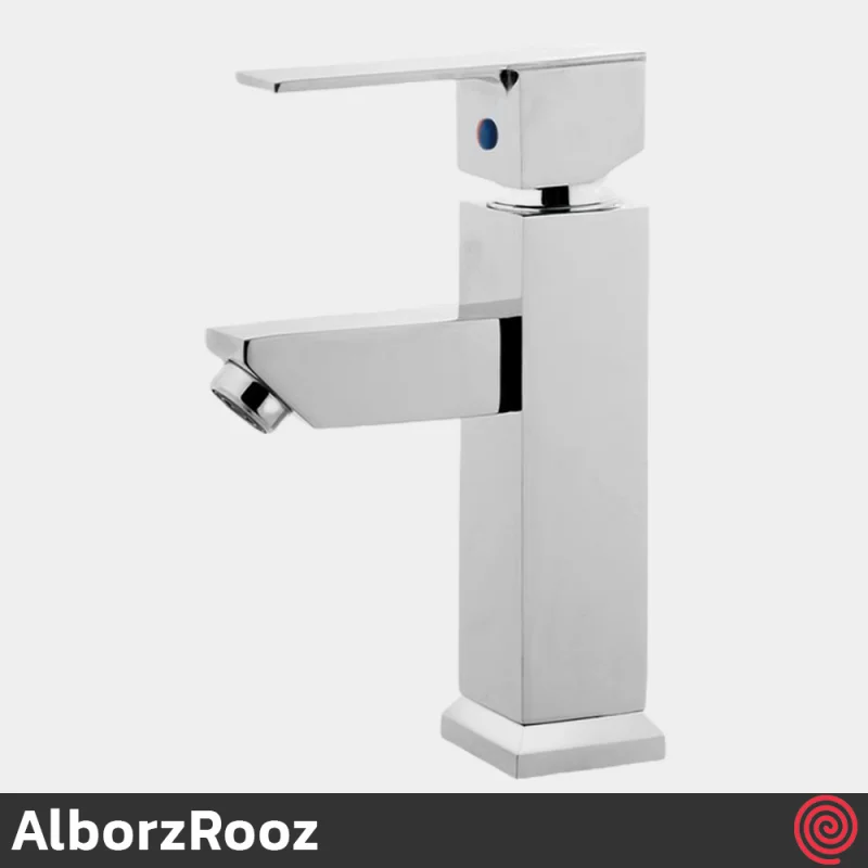 شیر روشویی البرز روز مدل فلت AlborzRooz Flat | رنگ کروم