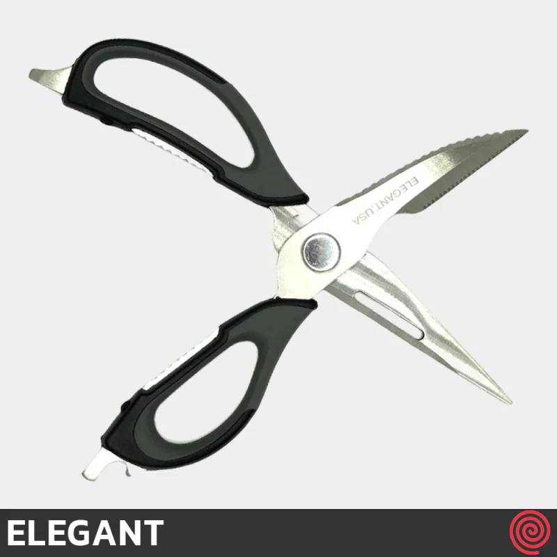 قیچی آشپزخانه استیل الگانت مدل ELEGANT 170 | حرفه ای 7 کاره