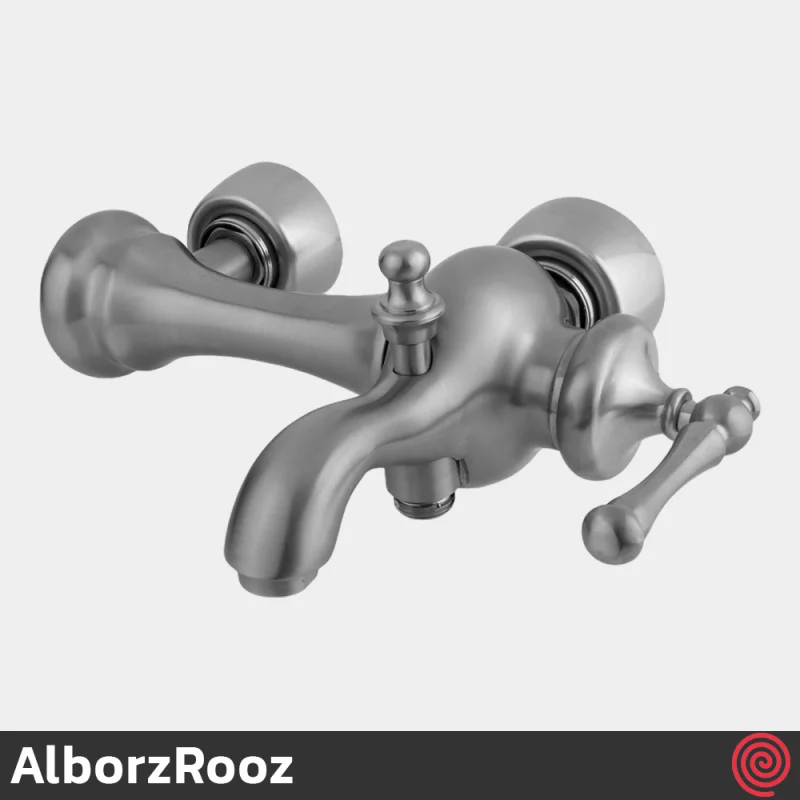 شیر حمام البرز روز مدل علاءالدین AlborzRooz Aladdin | رنگ کروم مات