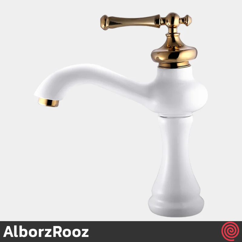 شیر روشویی البرز روز مدل مجیک AlborzRooz Magic | رنگ سفید