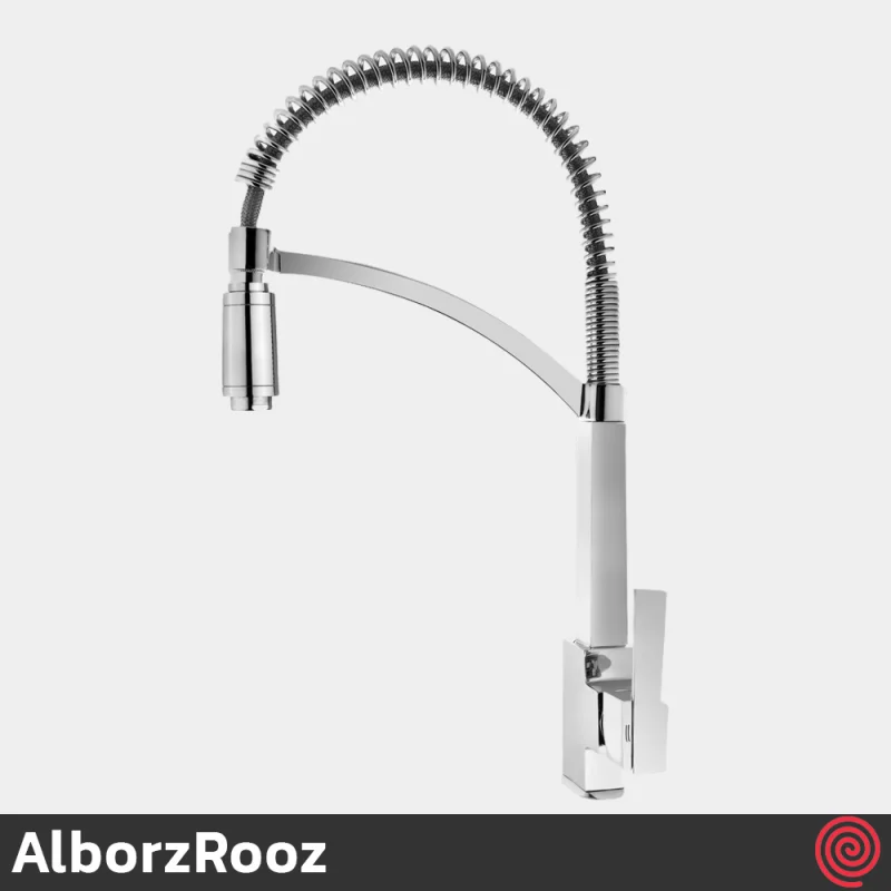شیر ظرفشویی فنری البرز روز مدل فلت AlborzRooz Flat