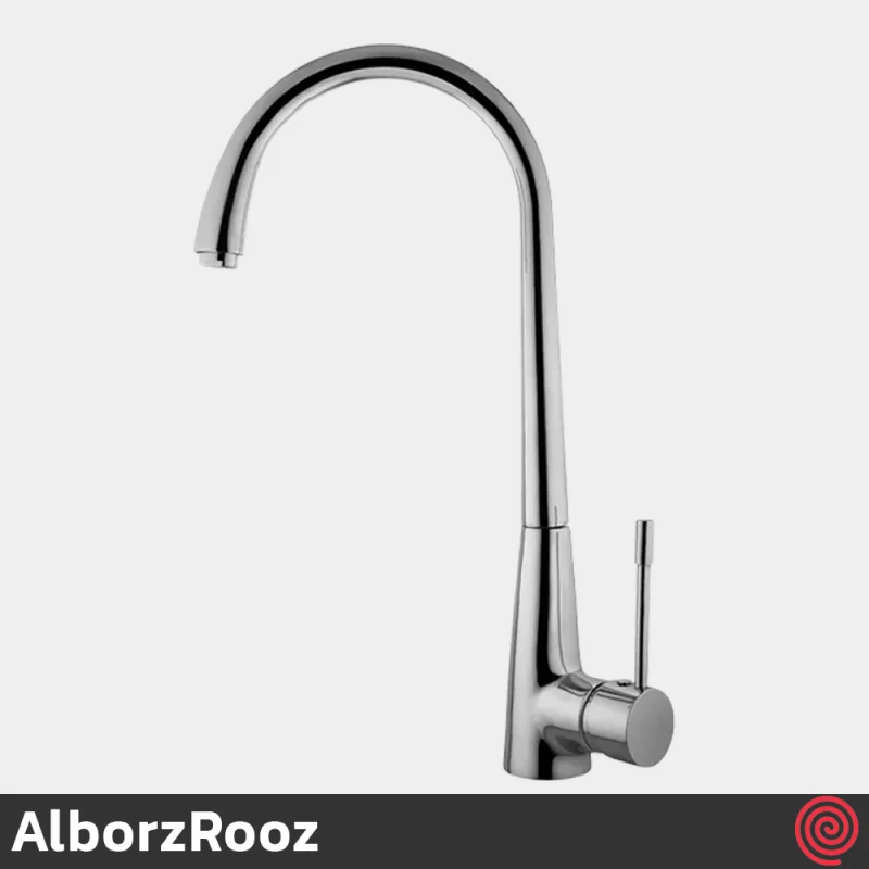 شیر ظرفشویی ثابت البرز روز مدل آبنوس AlborzRooz Abnus