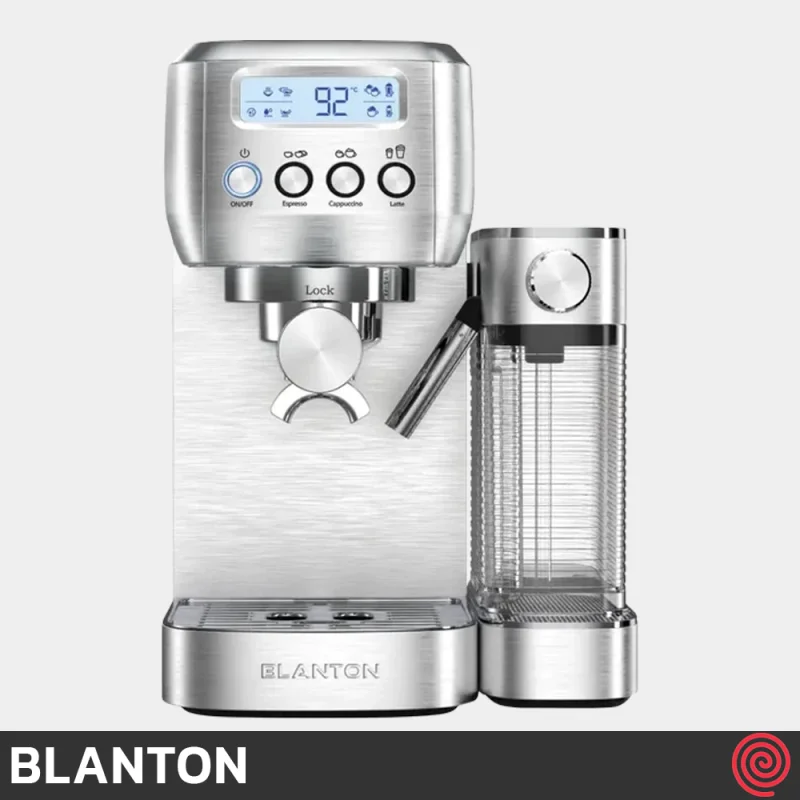 اسپرسو ساز بلانتون مدل BLANTON BCX-EM2202 | رنگ استیل با فشار 20 بار