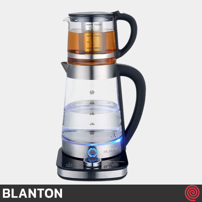 چای ساز روهمی بلانتون مدل BLANTON BCX-TM1206 | گنجایش 2.5 لیتر