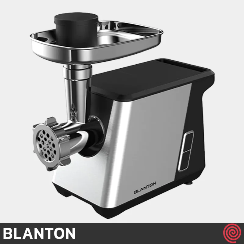 چرخ گوشت بلانتون مدل BLANTON BCR-MG2550 | رنگ استیل با توان 1800 وات