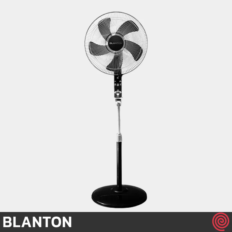 پنکه ایستاده بلانتون مدل BLANTON BCF-SF2301B | رنگ مشکی با ریموت کنترل، 3 سرعته