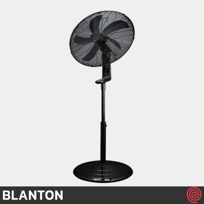 پنکه ایستاده بلانتون مدل BLANTON BCR-SF4101GM | رنگ ذغالی با ریموت کنترل، 3 سرعته