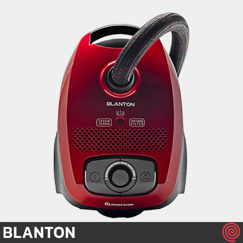جاروبرقی بلانتون مدل BLANTON BCW-VC1205R | رنگ قرمز، توان 2000 وات