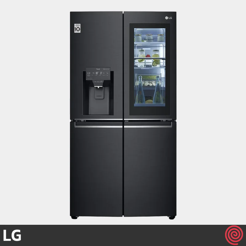یخچال و فریزر ساید بای ساید 25 فوت ال جی مدل LG GMX945MC9F | چهار درب فرانسوی
