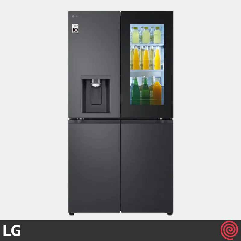 یخچال و فریزر ساید بای ساید 23 فوت ال جی مدل LG GR-X34FRCRL | چهار درب فرانسوی