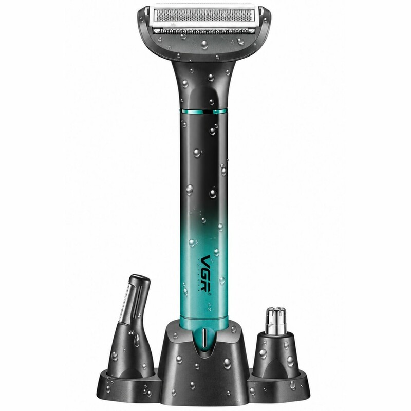 ماشین اصلاح بدن سه کاره وی جی آر مدل VGR V-625 | ضد آب شارژی