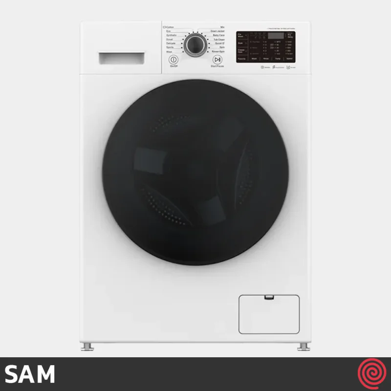 ماشین لباسشویی 9 کیلوگرم سام مدل SAM BL-P1465/W