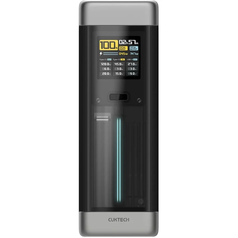 پاوربانک ظرفیت 25000 و توان 210 وات کاکتک مدل CUKTECH P23