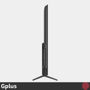 تصویر نمای کنار تلویزیون 85 اینچ QLED هوشمند جی پلاس مدل GTV-85SQ866S با طراحی باریک و فلزی