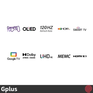 تصویر از مشخصات تلویزیون 65 اینچ OLED هوشمند جی پلاس مدل GTV-65SO631NO مخصوی گیمینگ