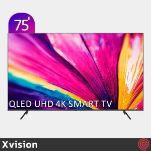 تلویزیون 75 اینچ QLED هوشمند ایکس ویژن مدل Xvision xseries 75x25 | UHD 4K - HDR