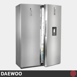 یخچال و فریزر دوقلو 40 فوت دوو مدل Daewoo SRI/SFI-20SS | سیلور