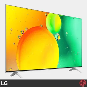 تلویزیون هوشمند ال جی 55NANO77 رنگ سفید با سیستم عامل webOS 7 یا webOS 22