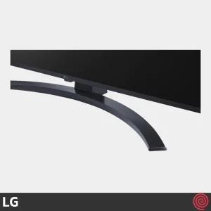 طراحی پایه هلالی شکل تلویزیون ال جی 43UQ9100