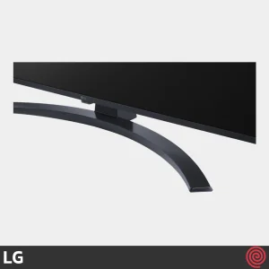 تلویزیون LG 43UR8100 با پایه وسط و هلالی