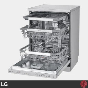 ماشین ظرفشویی سه سبد ال جی DFB325HS رنگ نقره ای