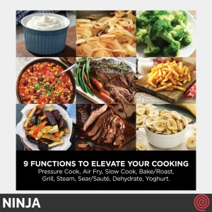 مولتی کوکر 7 کاره نینجا مدل NINJA Foodi OP300 | گنجایش 6 لیتری و 4 حالته