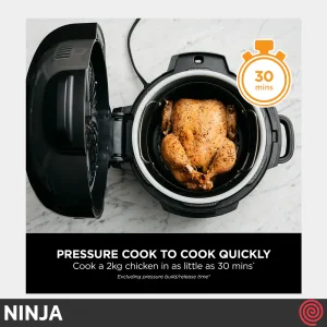 مولتی کوکر 7 کاره نینجا مدل NINJA Foodi OP300 | گنجایش 6 لیتری و 4 حالته
