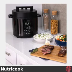 مولتی کوکر 9 کاره نوتریکوک مدل nutricook ‎NC-SP208K | گنجایش 8 لیتری و 4 حالته