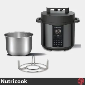 مولتی کوکر 9 کاره نوتریکوک مدل nutricook ‎NC-SP208K | گنجایش 8 لیتری و 4 حالته